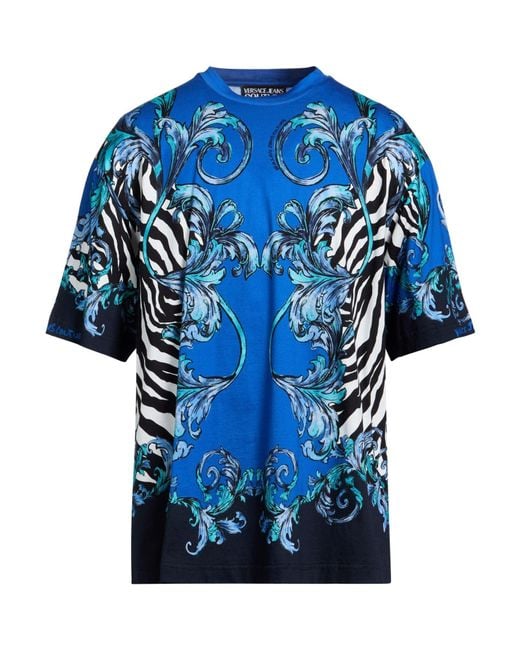 Versace Jeans Couture Blue T-Shirt for men