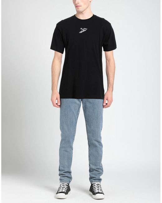 Off-White c/o Virgil Abloh Brush Arr Over Skate T-shirt in Black for Men