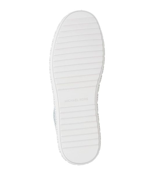 MICHAEL Michael Kors White Sneakers Textile Fibers