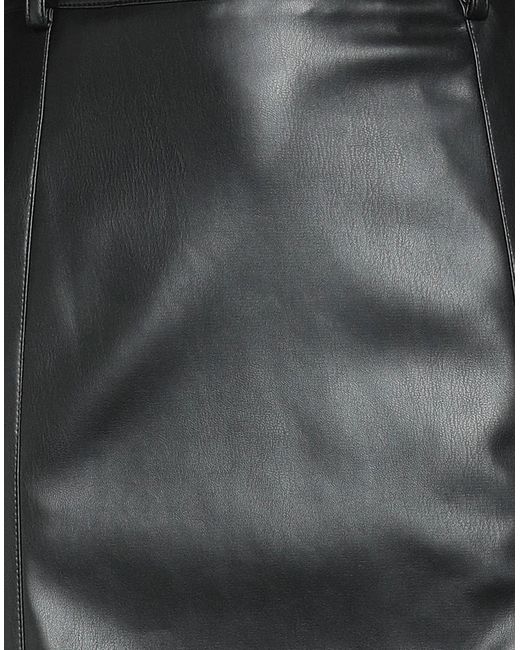 Alpha Studio Black Midi Skirt Polyester, Polyurethane Resin