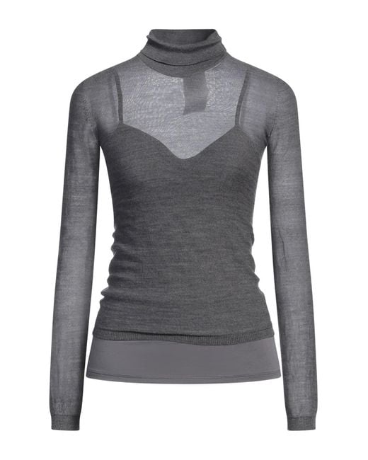 Max Mara Gray Rollkragenpullover