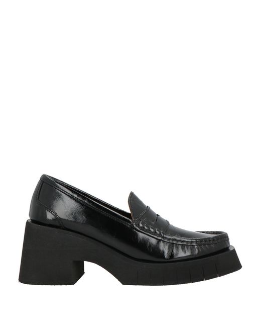 Paloma Barceló Black Loafers Leather