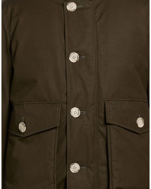 Woolrich Green Puffers for men