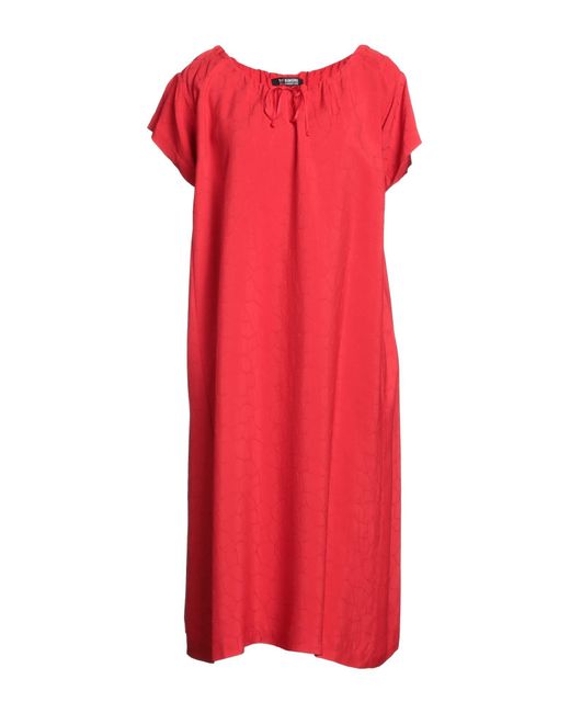 Raf Simons Red Midi Dress