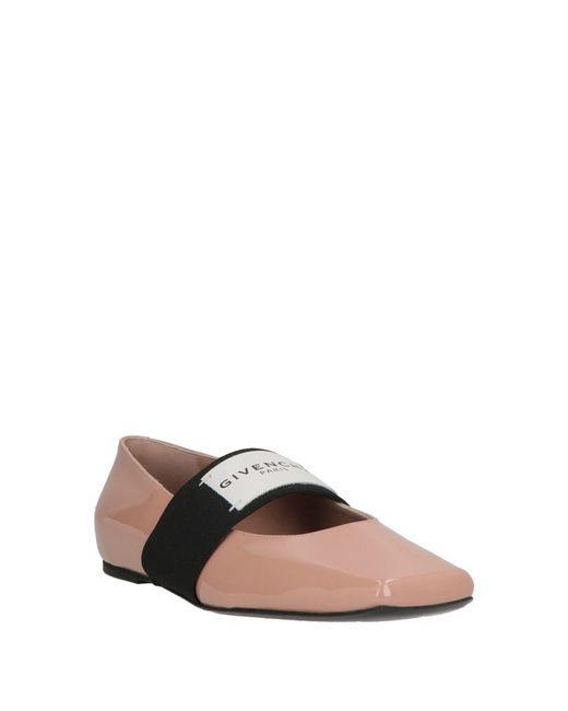 Givenchy White Ballet Flats Calfskin