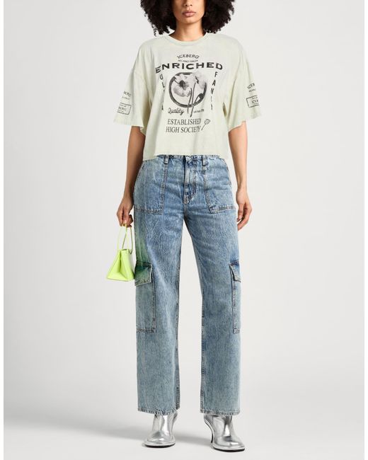 Iceberg White T-Shirts
