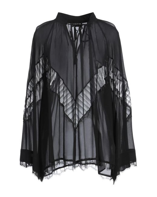 Dondup Black Top Viscose, Polyamide