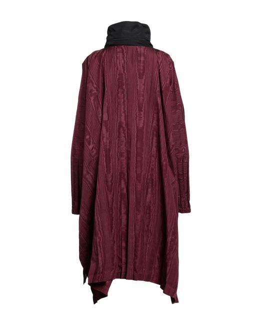 MSGM Purple Overcoat & Trench Coat