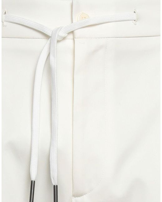 Tagliatore White Pants for men
