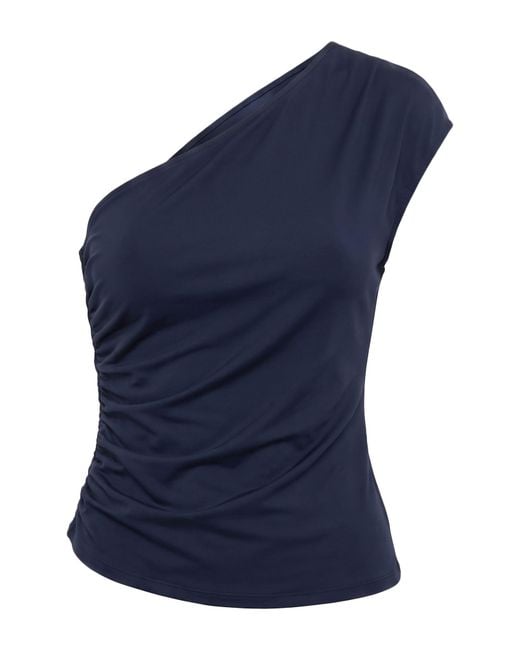 Aspesi Blue Midnight Top Silk
