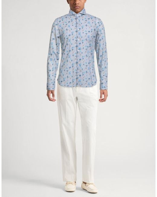 Fedeli Blue Shirts for men