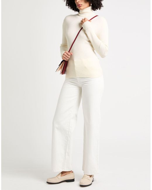 Lorena Antoniazzi White Rollkragenpullover