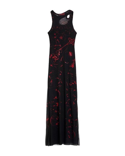 OTTOLINGER Black Maxi Dress Recycled Polyester, Elastane