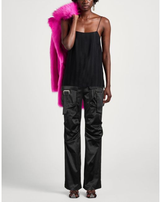 Relish Black Pants Polyester, Cotton, Elastane