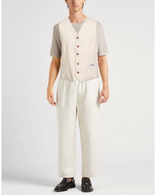 Berna White Waistcoat for men