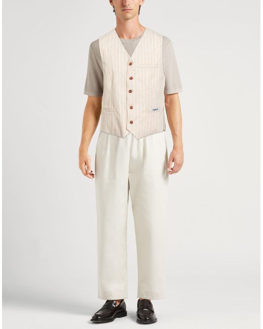 Berna White Waistcoat for men