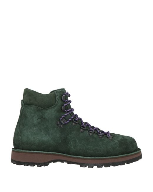 Diemme Green Dark Ankle Boots Shearling for men
