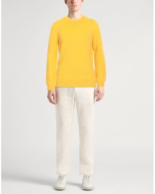 Pullover di Boglioli in Yellow da Uomo