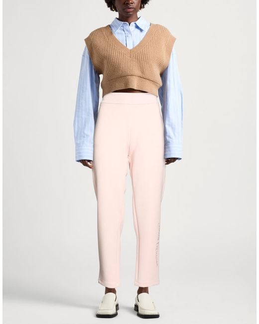ARMANI EXCHANGE Pink Light Pants Polyester, Cotton, Modal, Elastane