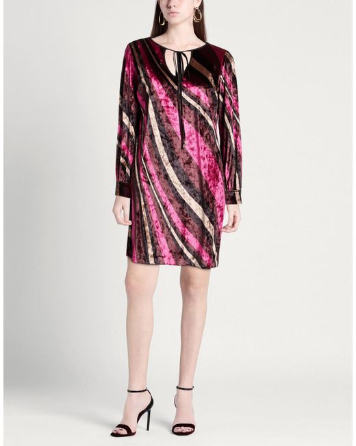 Éclà Pink Mini Dress Polyester, Elastane