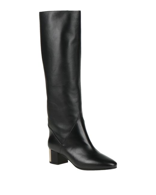 Jimmy Choo Black Nappa Leather Rydea 45 Boots