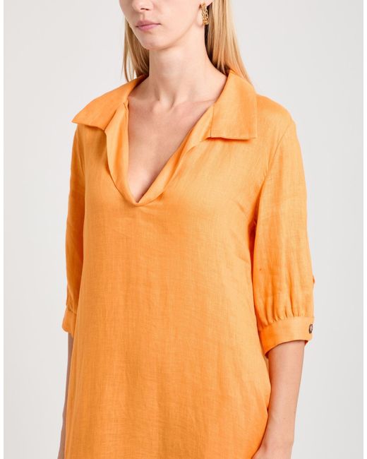 Ballantyne Orange Midi Dresses