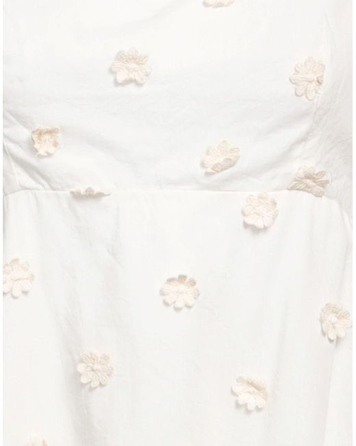 Rixo White Mini-Kleid