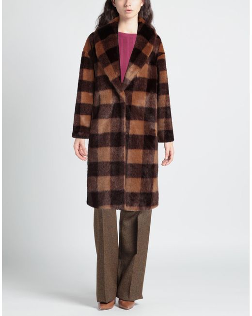 MARCIANO BY GUESS Brown Shearling- & Kunstfell