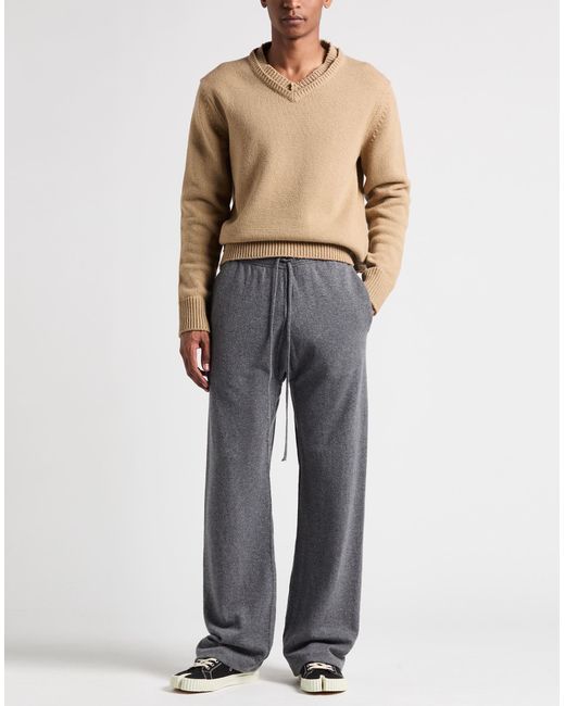 Maison Margiela Gray Pants Wool, Cashmere for men