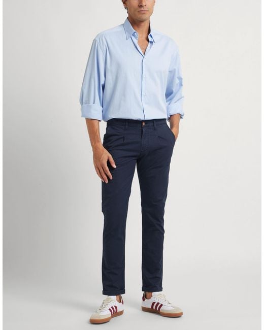 Daniele Alessandrini Blue Pants for men