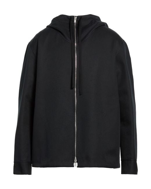 Jil Sander Black Jacket Cotton, Silk for men