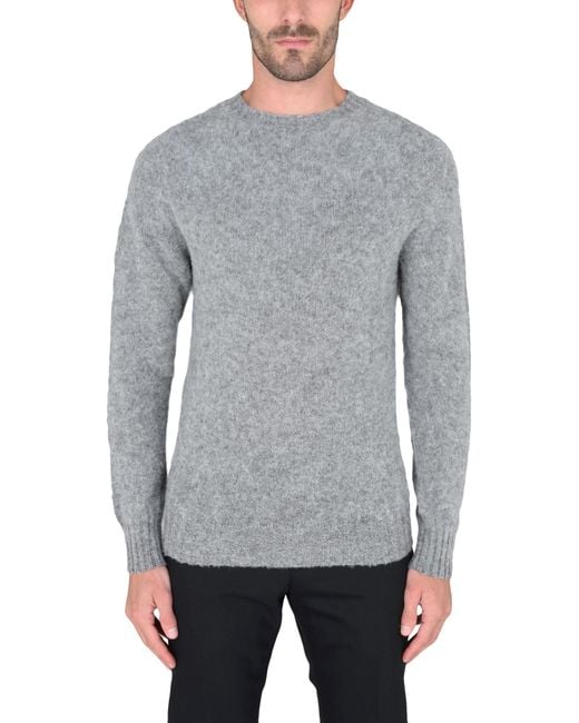 Howlin' By Morrison Gray Sweater Virgin Wool for men