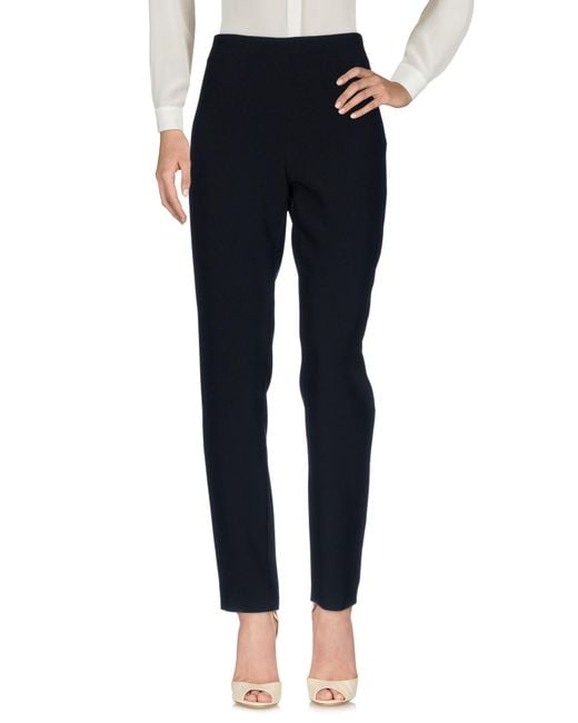 Moschino Blue Pants Triacetate, Polyester