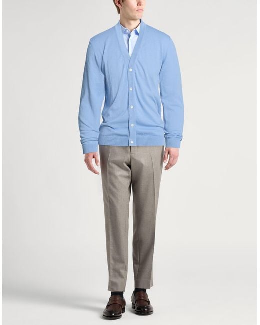 Bellwood Blue Cardigan for men