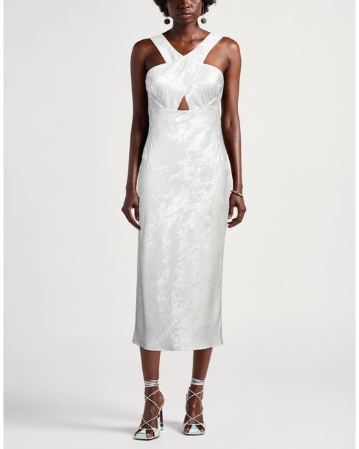 Robe midi IRO en coloris White