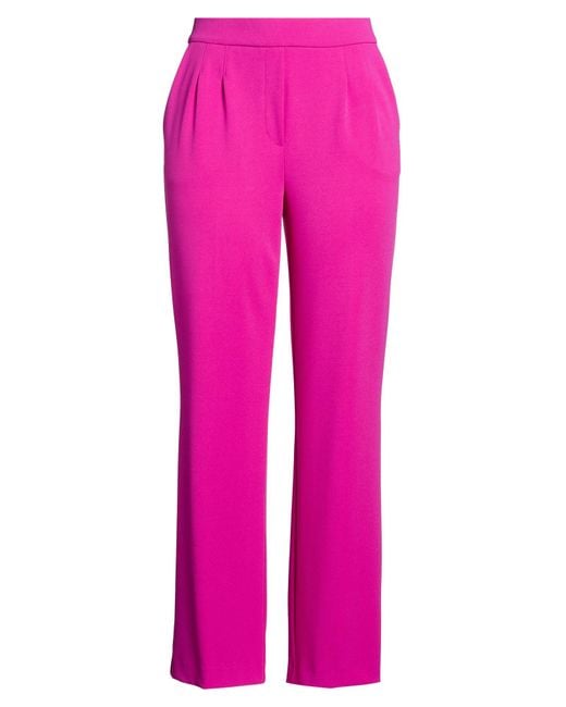 Joseph Ribkoff Pink Pants Polyester, Elastane