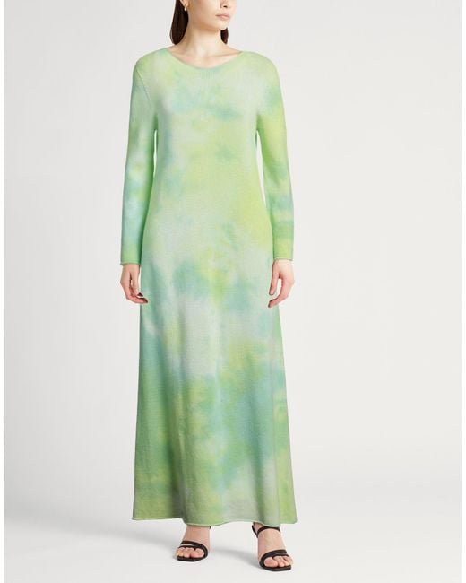 Roberto Collina Green Maxi-Kleid