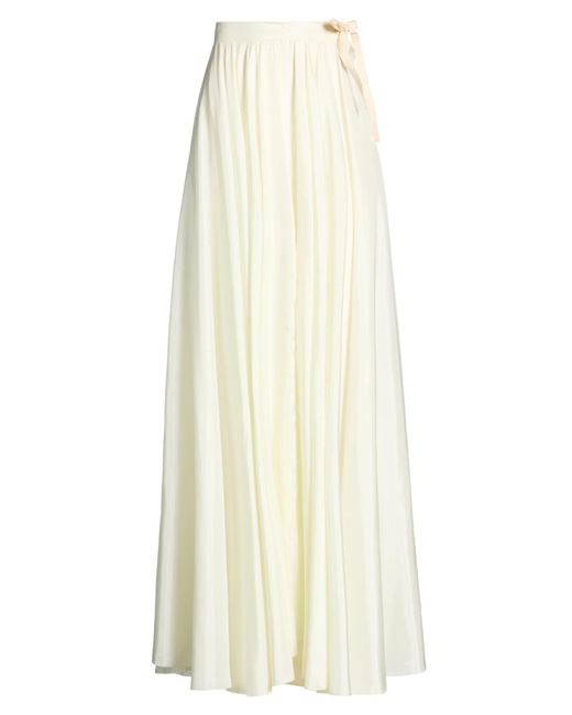 MM6 by Maison Margiela White Maxi Skirts