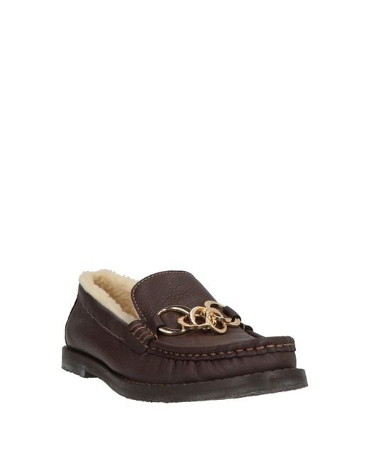 Odissi Brown Loafers Goat Skin