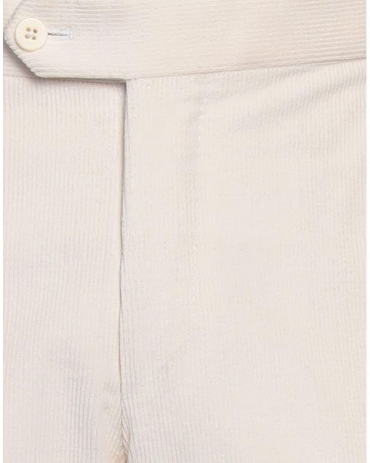 Isaia White Pants for men