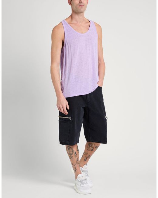Amaranto Purple Tank Top for men