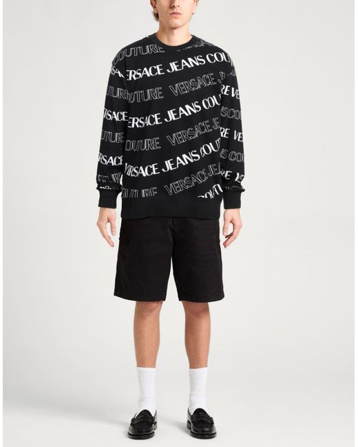 Sudadera Versace Jeans Couture de hombre de color Black