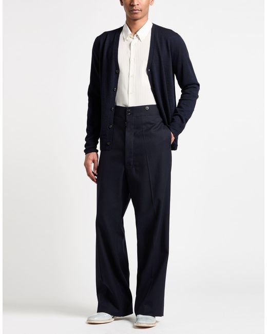 Maison Margiela Blue Pants for men