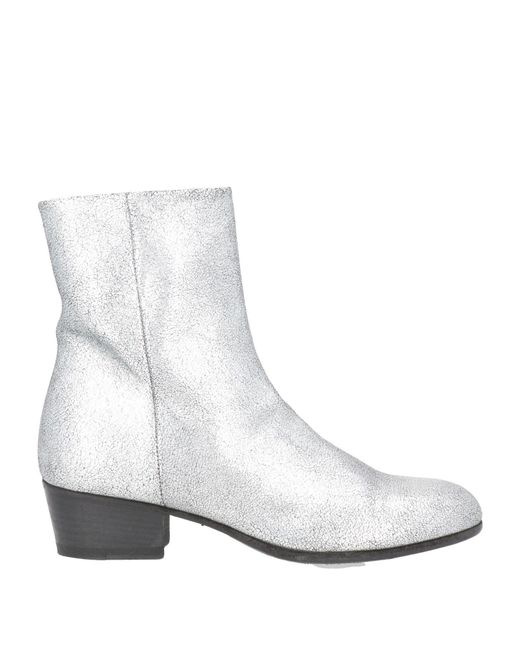 Pantanetti White Ankle Boots
