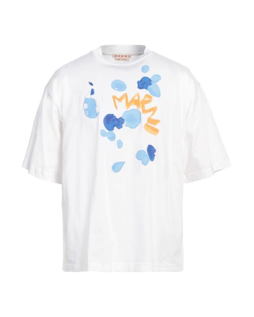 T-shirt di Marni in White da Uomo