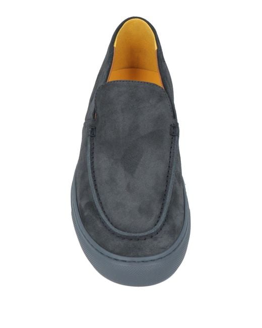 Doucal's Blue Midnight Loafers Leather for men