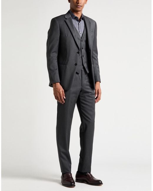Emporio Armani Gray Suit for men