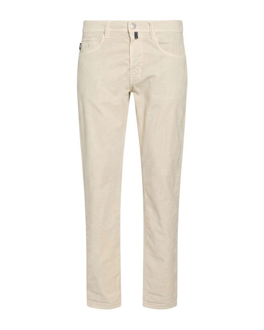 Tramarossa Natural Pants Cotton, Elastane for men