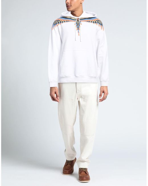 Marcelo Burlon White Sweatshirt for men