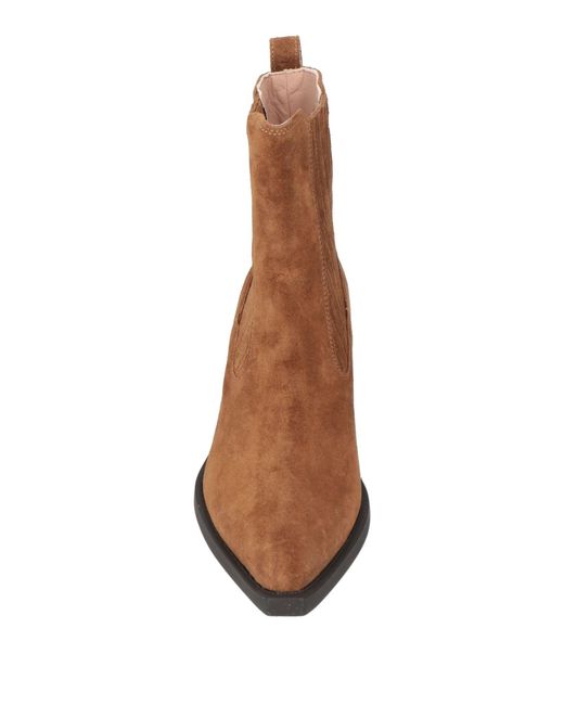 Pinko Brown Ankle Boots